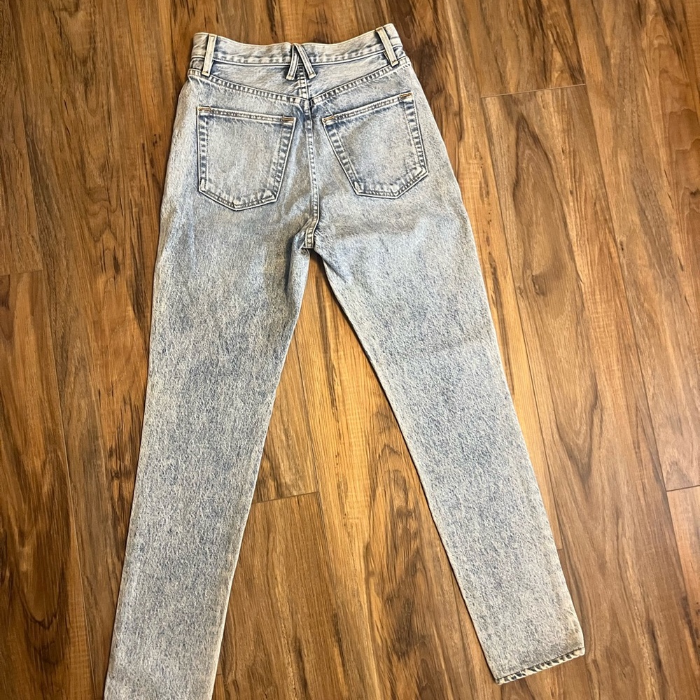 SLVRLAKE Blue Acid Wash Denim Jeans - Picture 3 of 6
